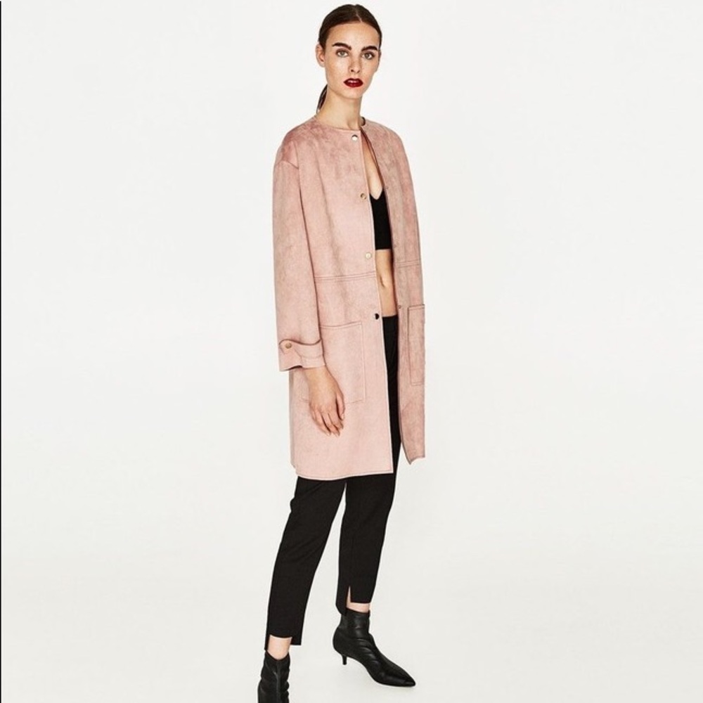 Zara Pink Jacket - Picture 2 of 8